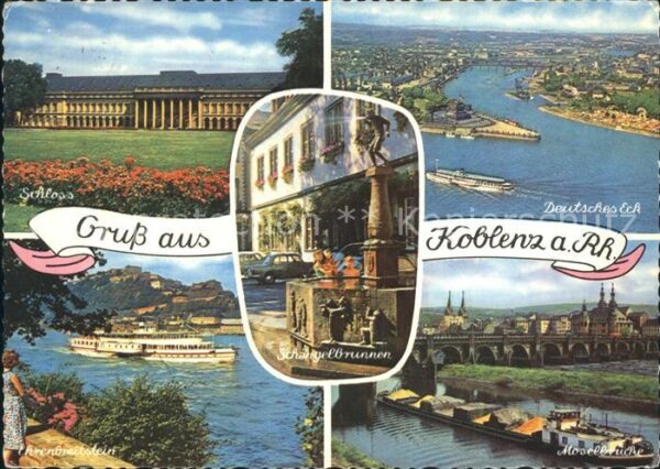 Koblenz Rhein Deutsches Eck Moselbrücke Schängelbrunn