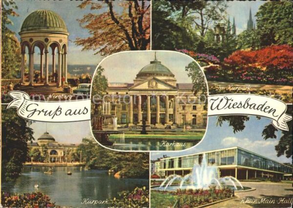 Wiesbaden Kurhaus Kurpark Rhein-Main-Halle Nerobe