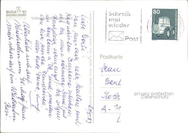 Duesseldorf Buga 87 Bundesgartenschau – Bild 2