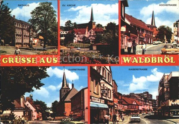 Waldbroel Rathaus Evangelische Kirche Hochstrasse