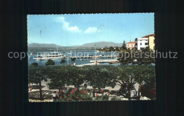 Sirmione Lago di Garda Fähre Dampferanlegestelle