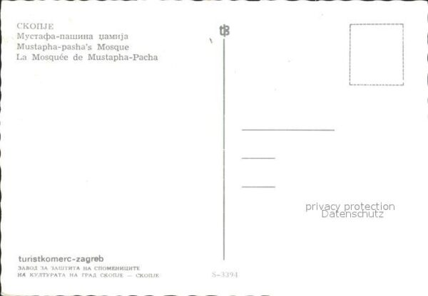 Skopje Skoplje Mosque Mustapha-Pacha – Bild 2