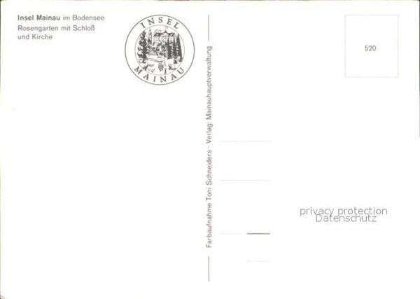 Insel Mainau Rosengarten Schloss Kirche – Bild 2