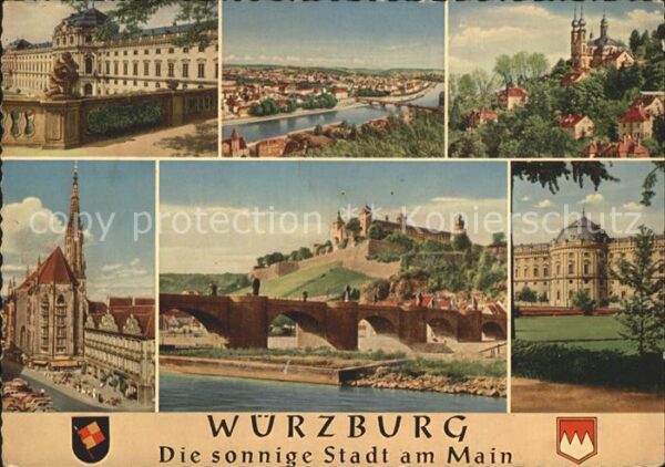 Wuerzburg Brücke Schloss