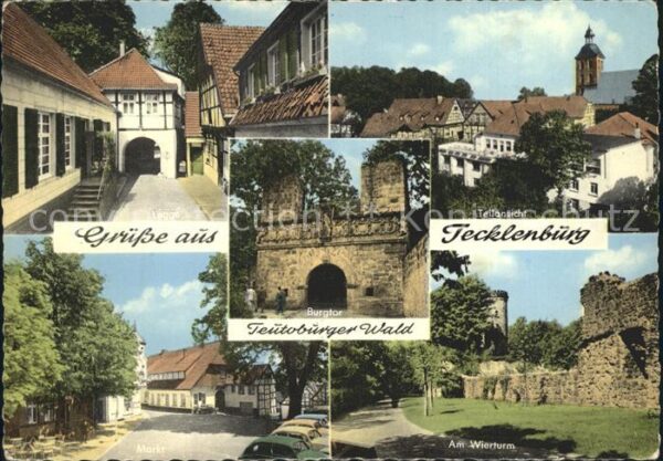 Tecklenburg Burgtor Wierturm Legge Markt