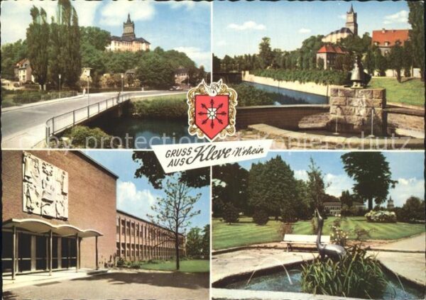 Kleve Brunnen Park Gebäude