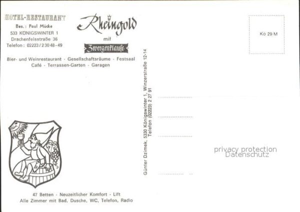 Koenigswinter Hotel-Restaurant Rheingold – Bild 2