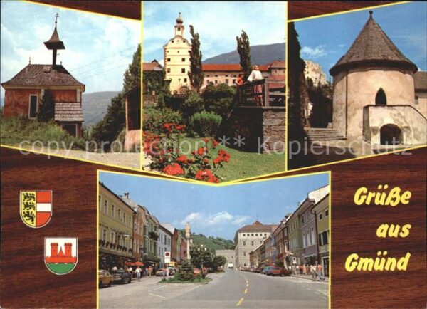 Gmuend Kaernten Strassenmotiv Kirche