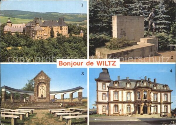 Wiltz Luxembourg Chateau Monument Morts Notre-Dame Fatim