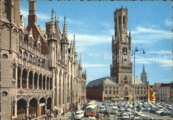 Brugge Grosser Markt Glockenturm