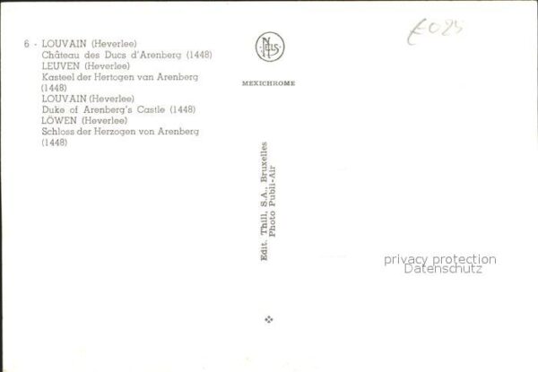 Loewen Louvain Chateau Ducs Arenberg Fliegeraufnahme – Bild 2