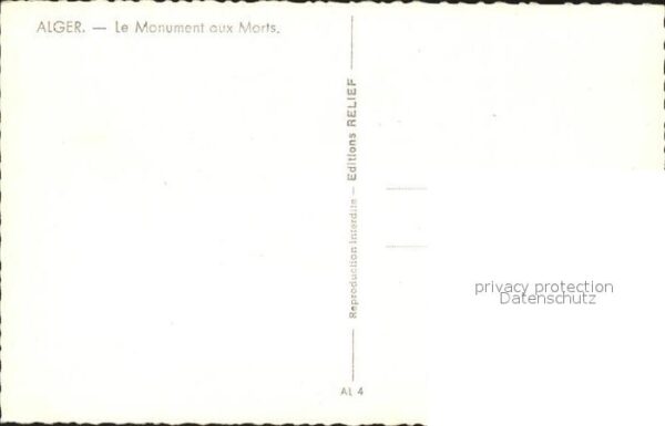Alger Algerien Monument aux Morts – Bild 2