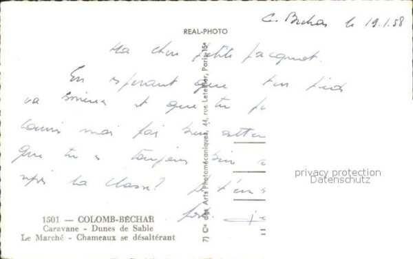 Colomb-Bechar Sud Oranais Camele Dunes de Sable – Bild 2