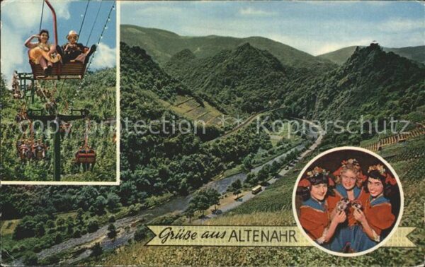 Altenahr Ahr Seilbahn Winzermädchen