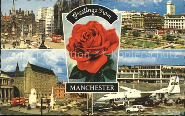 Manchester Piccadilly and Market Street Albert Squ