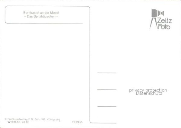 Bernkastel-Kues Das Spitzhäuschen kleines Fachwerkhaus – Bild 2