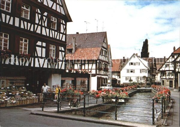 Oberkirch Baden Renchtal Partie am Bach