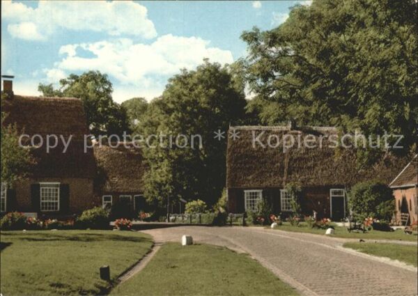 Schoonebeek alte Reetdachhäuser