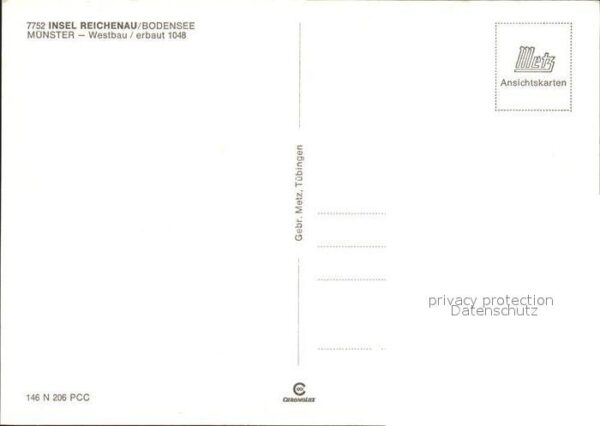 Insel Reichenau Münster Westbau erbaut 1048 – Bild 2