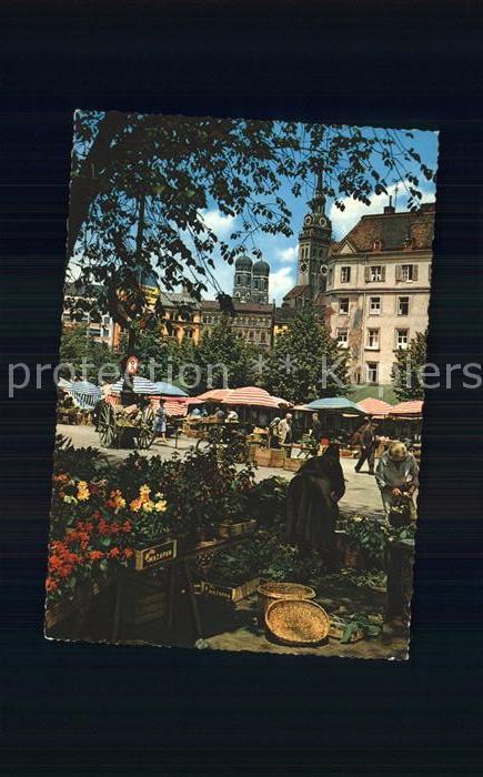 Muenchen Viktualienmarkt