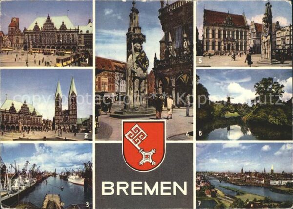 Bremen Marktplatz Rathaus Überseehafen Schütti
