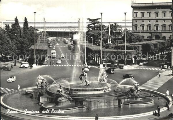 Roma Rom Fontaine de L_Exedre