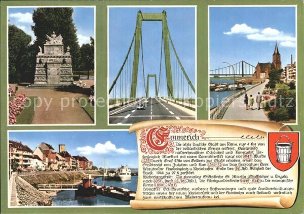 Emmerich Rhein Rheinpartie Brücke Denkmal