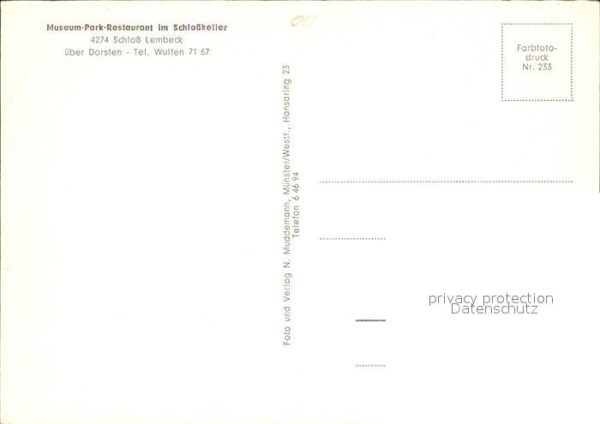 Dorsten Museum Park im Schloßkelle Schloß-Lembe – Bild 2