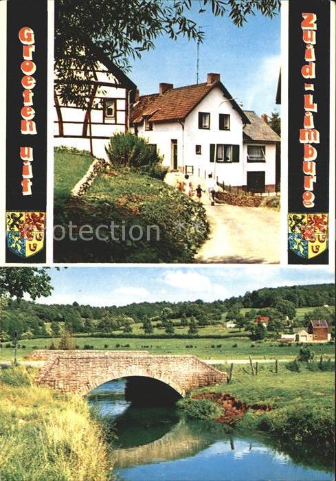 Zuid Limburg Ortspartie und Steinbrücke