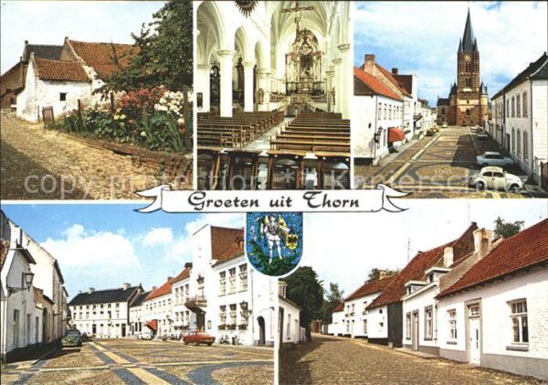 Thorn Limburg Kirche und Strassenpartien