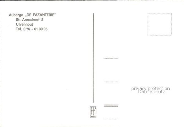 Ulvenhout Auberge de Fazanterie – Bild 2