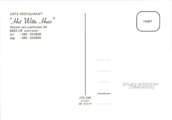 Lent Cafe Restaurant Het Witte Huis – Bild 2