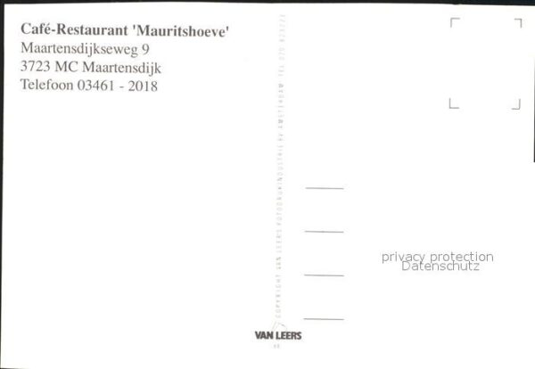 Maartensdijk Restaurant Cafe Mauritshoeve – Bild 2