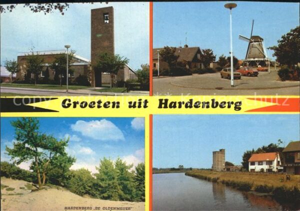 Hardenberg Niederlande mit Windmühle