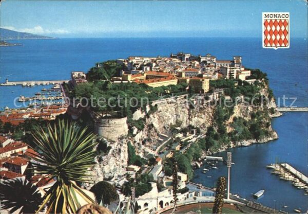 Monaco Fliegeraufnahme Le Rocher