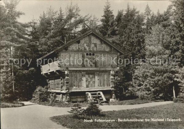 Telemarken Norsk Folkemuseum Berdalsstabburet fra