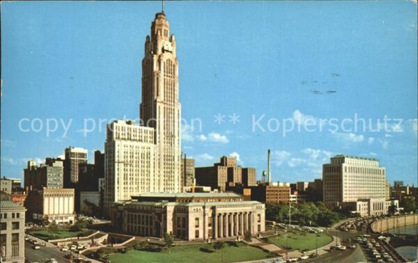Columbus Ohio City-Hall mit Veque-Lincoln Tower