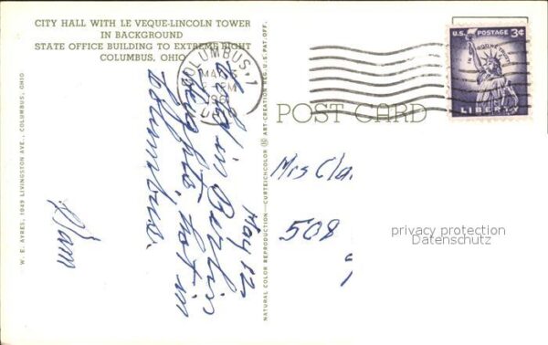 Columbus Ohio City-Hall mit Veque-Lincoln Tower – Bild 2