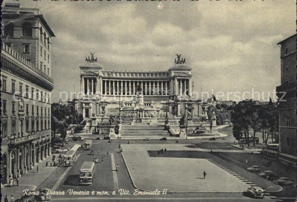 Roma Rom Piazza Venezia e Monument Vittorio Eman