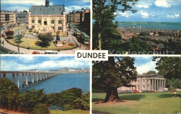 Dundee City Albert-Square Tay-Road-Bridge Camperdow