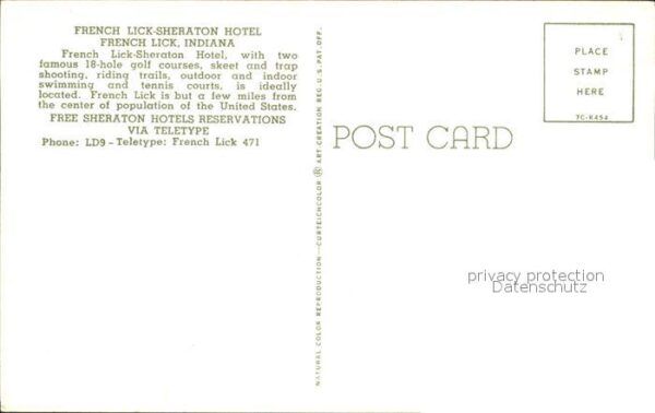 French Lick Sheraton Hotel Air view – Bild 2