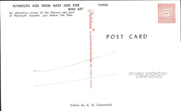 Plymouth  UK South West West Hoe Pier WHS 627 Sea port – Bild 2