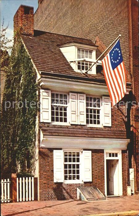 Philadelphia Pennsylvania Betsy Ross House Birthplace of Old Glor