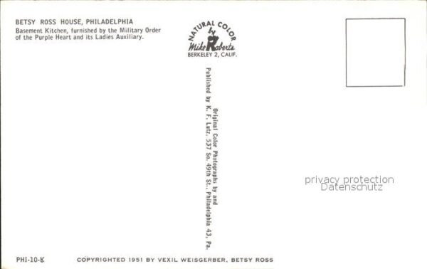 Philadelphia Pennsylvania Betsy Ross House Basement Kitchen – Bild 2