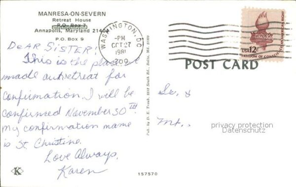 Annapolis Maryland Manresa on Severn Retreat House – Bild 2
