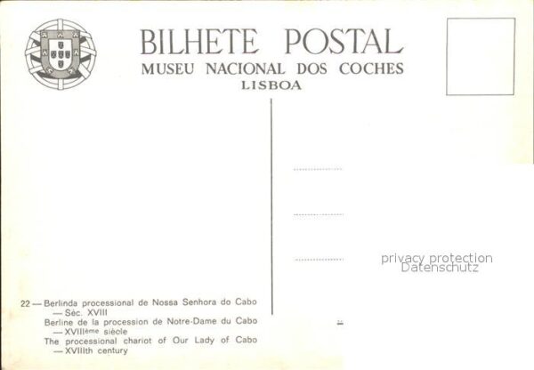 Lisboa Museu Nacional dos Coches The processio – Bild 2