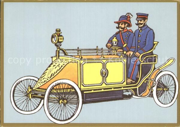 Berlin Motorpostwagen um 1900