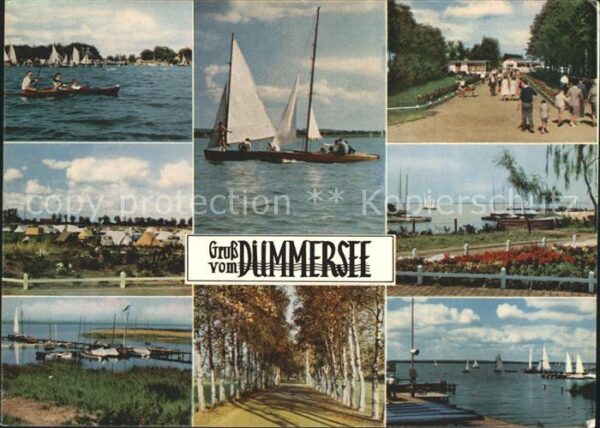 Duemmersee Diepholz Teilansichten Segelregatta Park Birkena