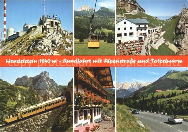 Wendelstein Berg Gipfel Seilbahn Berghaus Zahnradbahn Ta
