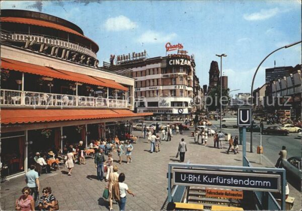 Berlin Kurfürstendamm Cafe Kranzler Gedächtnis